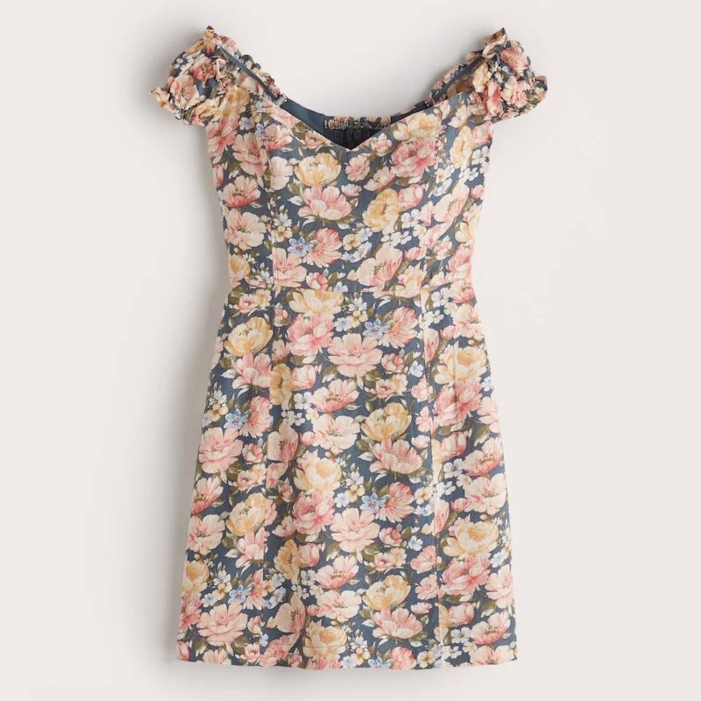 A&F Off-The-Shoulder Corset Mini Dress